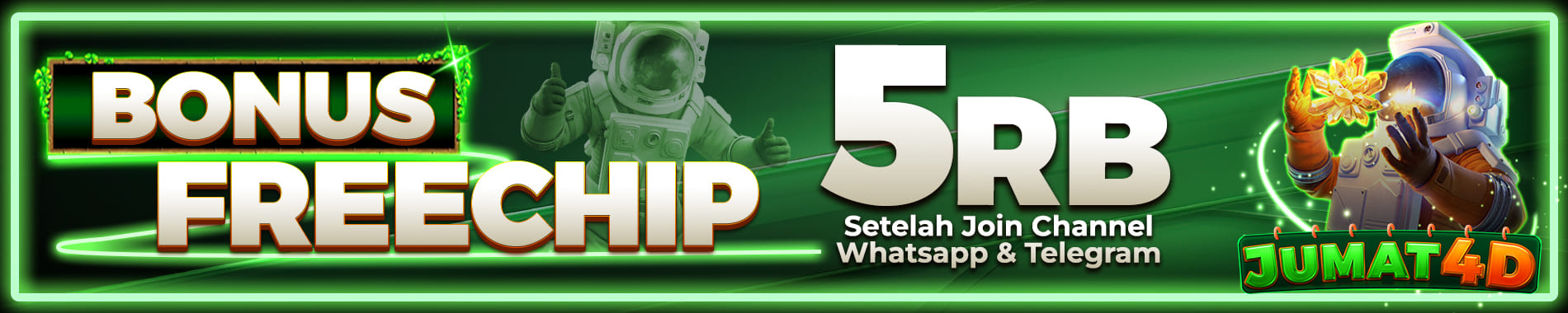 JUMAT4D Bonus Freechip 5000