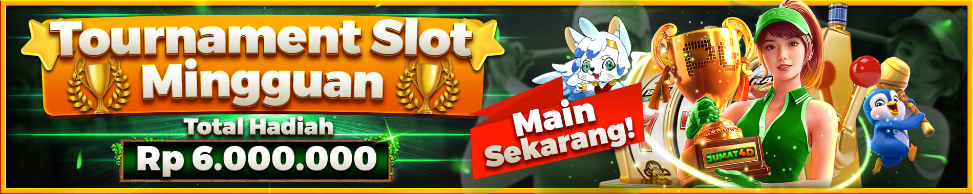 JUMAT4D Slideshow Tournament Slot Mingguan